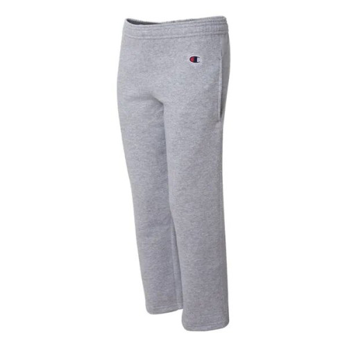 Champion Youth Powerblend® Open-Bottom Sweatpants with Po...
