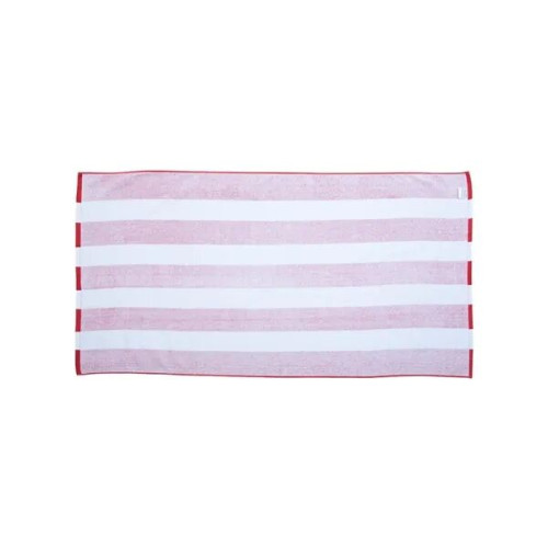 Carmel Towel Company Cabana Stripe Velour Beach Towel