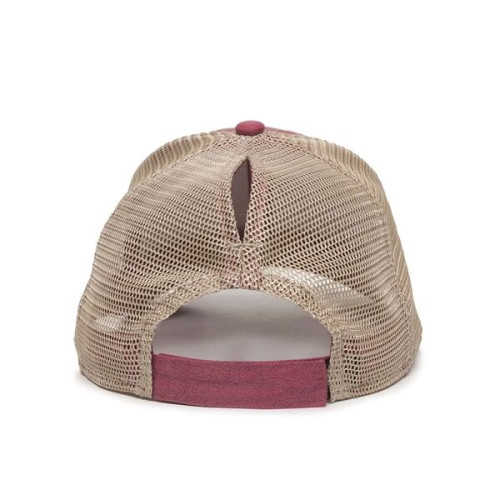 Outdoor Cap Ponytail Mesh-Back Cap