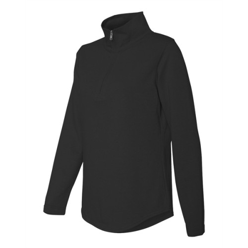 LAT Women's Quarter Zip French Terry Pullover