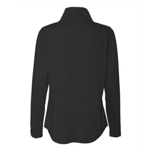 LAT Women's Quarter Zip French Terry Pullover