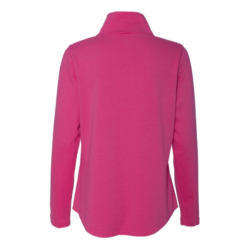 LAT Women's Quarter Zip French Terry Pullover