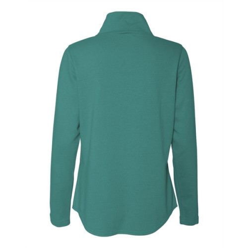 LAT Women's Quarter Zip French Terry Pullover