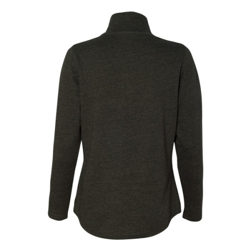LAT Women's Quarter Zip French Terry Pullover