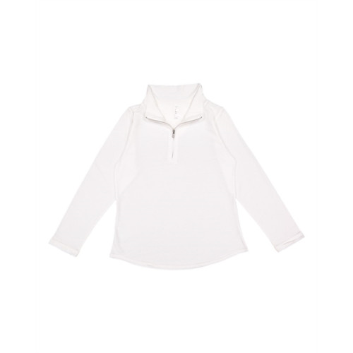 LAT Women's Quarter Zip French Terry Pullover