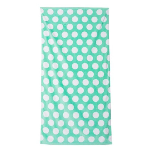 Carmel Towel Company Polka Dot Velour Beach Towel