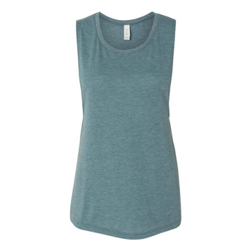 BELLA + CANVAS Women's Flowy Scoop Muscle Tank
