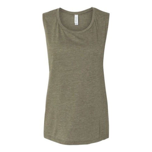BELLA + CANVAS Women's Flowy Scoop Muscle Tank
