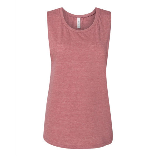 BELLA + CANVAS Women's Flowy Scoop Muscle Tank