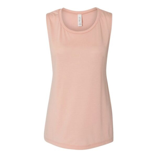 BELLA + CANVAS Women's Flowy Scoop Muscle Tank
