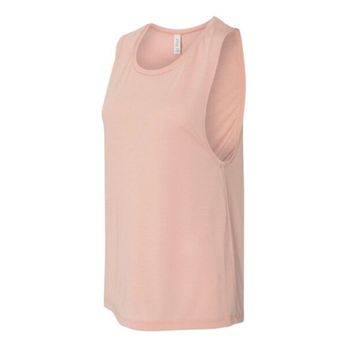 BELLA + CANVAS Women's Flowy Scoop Muscle Tank