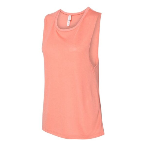 BELLA + CANVAS Women's Flowy Scoop Muscle Tank