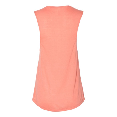 BELLA + CANVAS Women's Flowy Scoop Muscle Tank