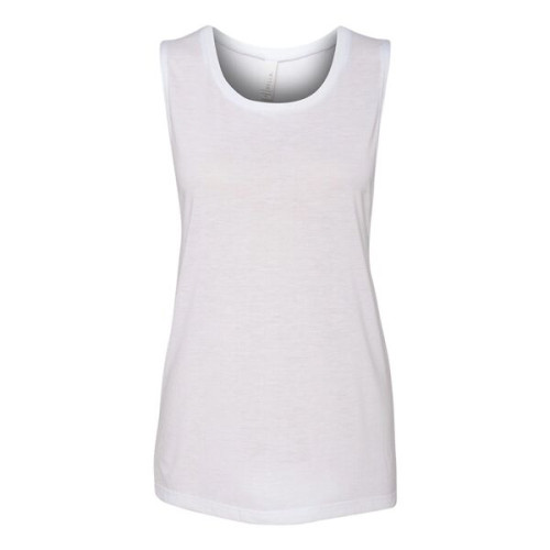 BELLA + CANVAS Women's Flowy Scoop Muscle Tank