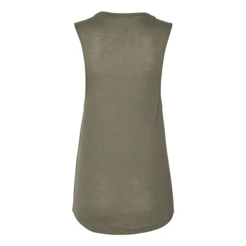 BELLA + CANVAS Women's Flowy Scoop Muscle Tank