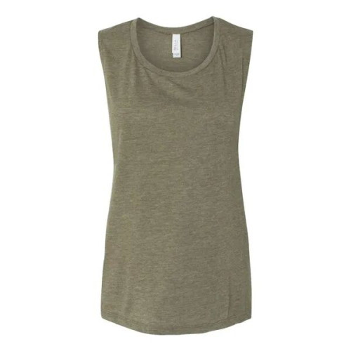 BELLA + CANVAS Women's Flowy Scoop Muscle Tank