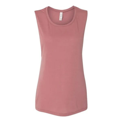 BELLA + CANVAS Women's Flowy Scoop Muscle Tank