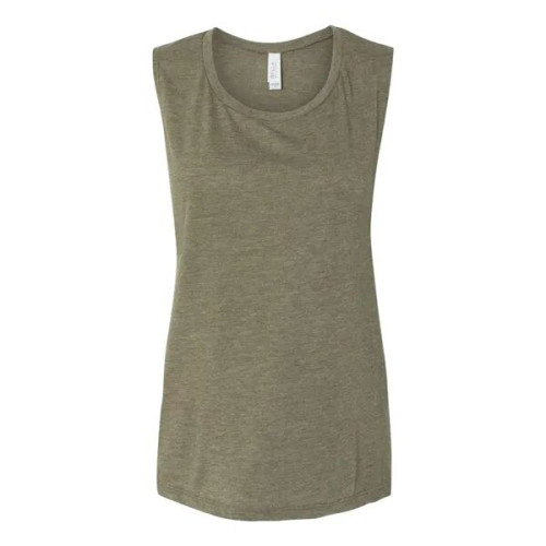 BELLA + CANVAS Women's Flowy Scoop Muscle Tank