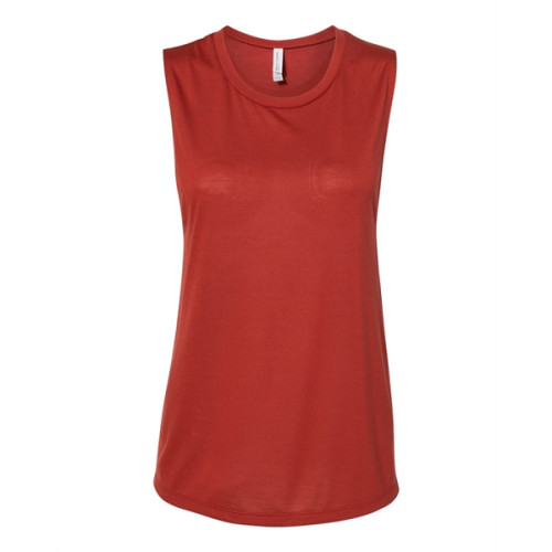 BELLA + CANVAS Women's Flowy Scoop Muscle Tank
