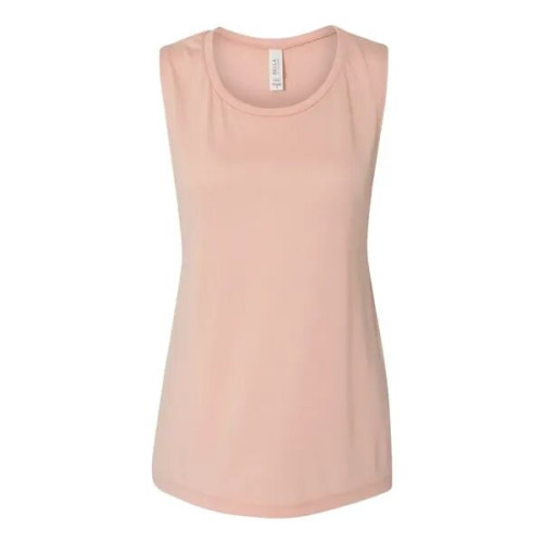 BELLA + CANVAS Women's Flowy Scoop Muscle Tank