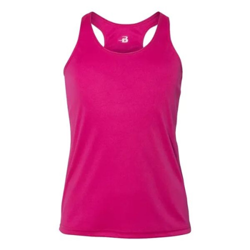 Badger Girls' B-Core Racerback Tank Top