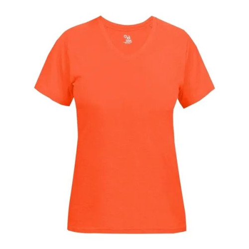 Badger Women's Triblend Performance V-Neck T-Shirt