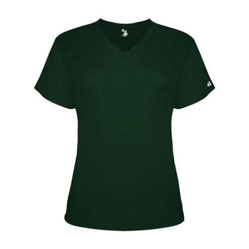 Badger Women's Triblend Performance V-Neck T-Shirt