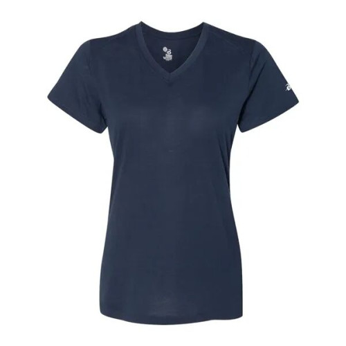 Badger Women's Triblend Performance V-Neck T-Shirt
