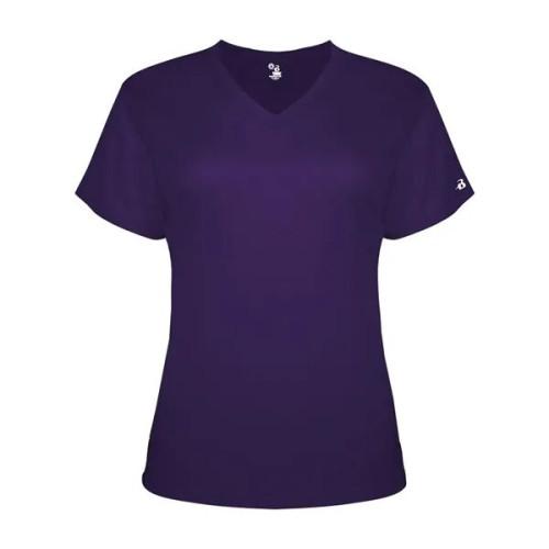 Badger Women's Triblend Performance V-Neck T-Shirt
