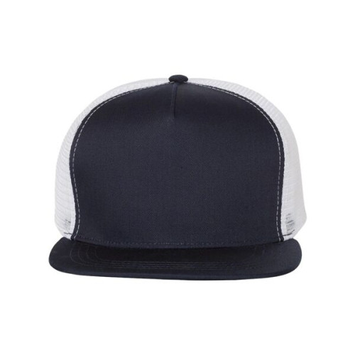 Mega Cap Flat Bill Trucker Cap