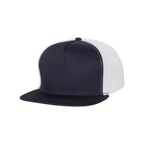 Mega Cap Flat Bill Trucker Cap