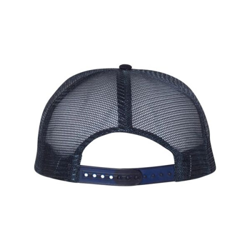 Mega Cap Flat Bill Trucker Cap