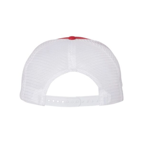 Mega Cap Flat Bill Trucker Cap