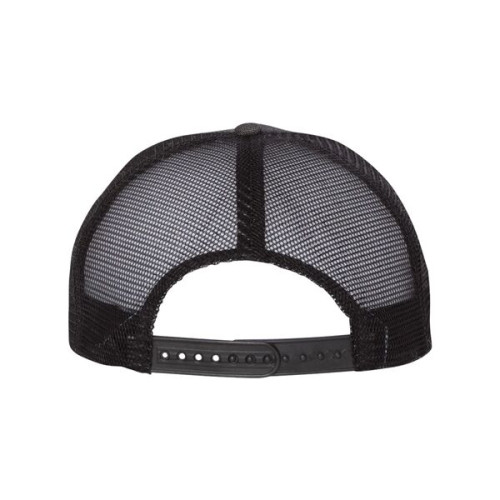 Mega Cap Flat Bill Trucker Cap