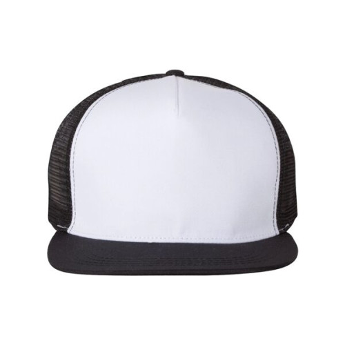 Mega Cap Flat Bill Trucker Cap