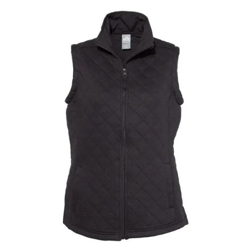 J. America Women's Quilted Full-Zip Vest