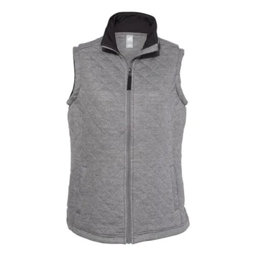 J. America Women's Quilted Full-Zip Vest