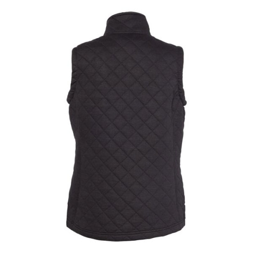 J. America Women's Quilted Full-Zip Vest