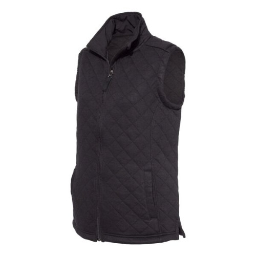 J. America Women's Quilted Full-Zip Vest
