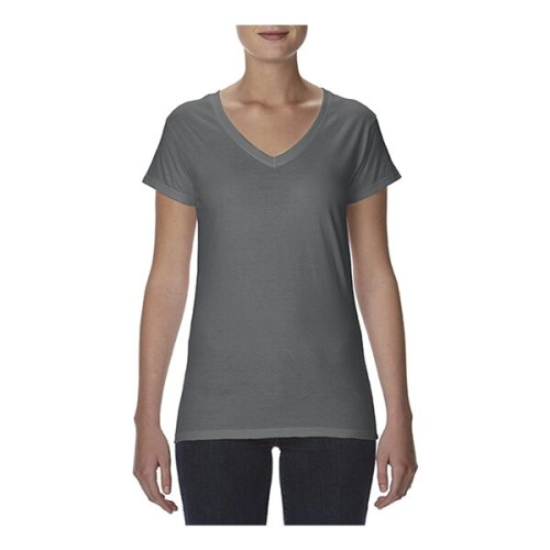 Anvil Women's Lightweight Fitted V-Neck T-Shirt