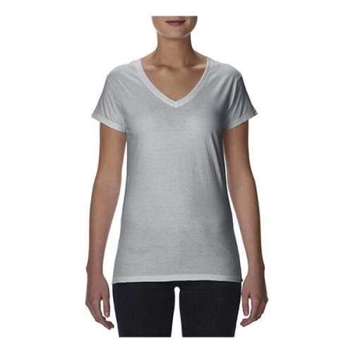 Anvil Women's Lightweight Fitted V-Neck T-Shirt