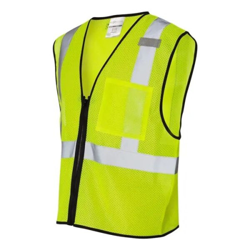 Kishigo Unisex Single Pocket Zipper Mesh Class 2 Vest