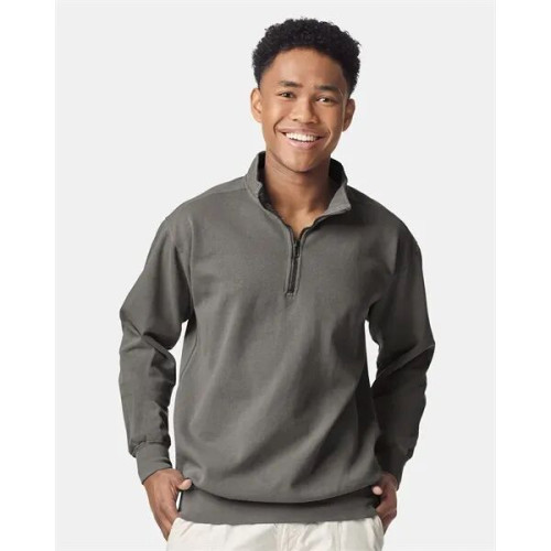 Comfort Colors Unisex Garment-Dyed Quarter-Zip Sweatshirt