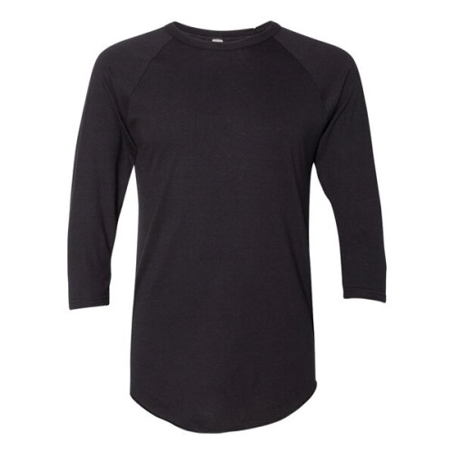 American Apparel Unisex 50/50 Raglan Three-Quarter Sleeve...