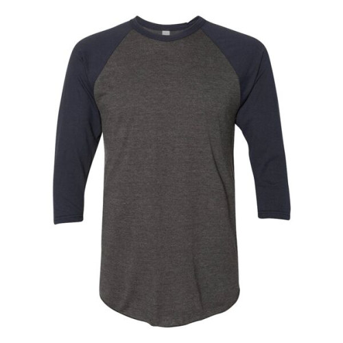American Apparel Unisex 50/50 Raglan Three-Quarter Sleeve...