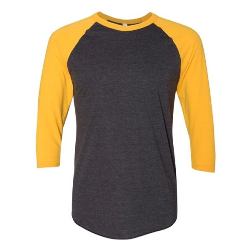 American Apparel Unisex 50/50 Raglan Three-Quarter Sleeve...