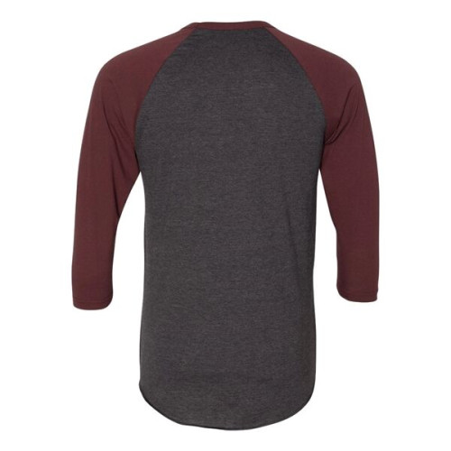 American Apparel Unisex 50/50 Raglan Three-Quarter Sleeve...