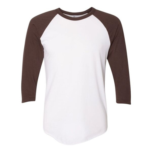 American Apparel Unisex 50/50 Raglan Three-Quarter Sleeve...