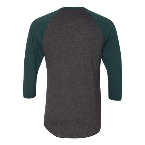 American Apparel Unisex 50/50 Raglan Three-Quarter Sleeve...