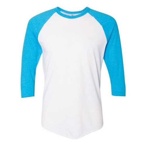 American Apparel Unisex 50/50 Raglan Three-Quarter Sleeve...